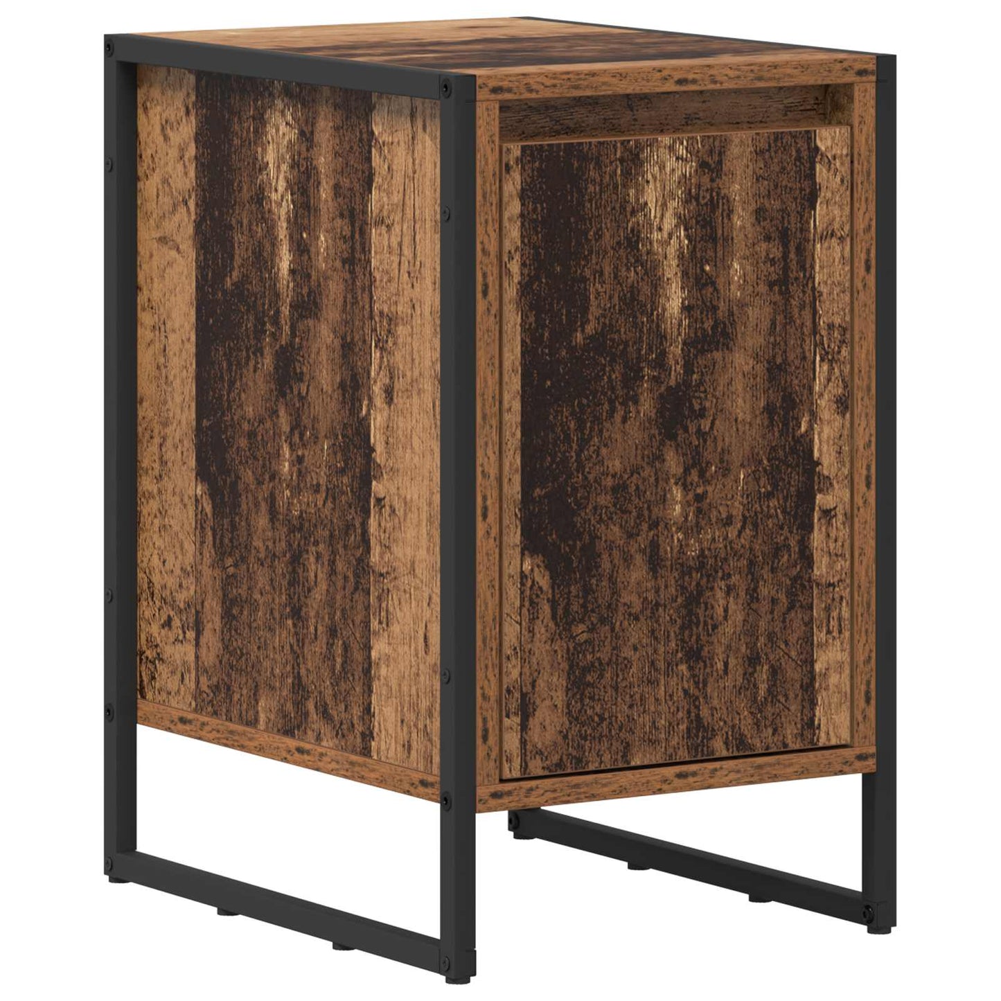 Bedside Table 2 pcs Old Wood 39.5 x 30 x 50 cm Engineered Wood
