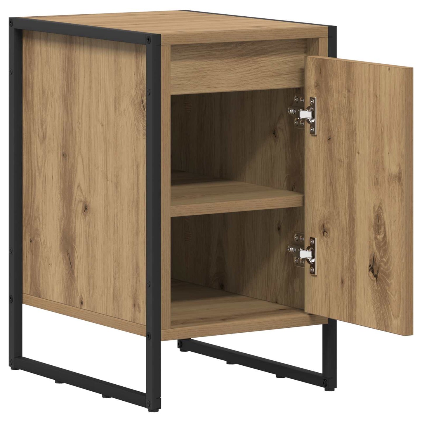 Bedside Table 2 pcs Artisian Oak 39.5 x 30 x 50 cm