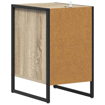 Bedside Table 2 pcs Sonoma 39.5 x 30 x 50 cm Engineered Wood