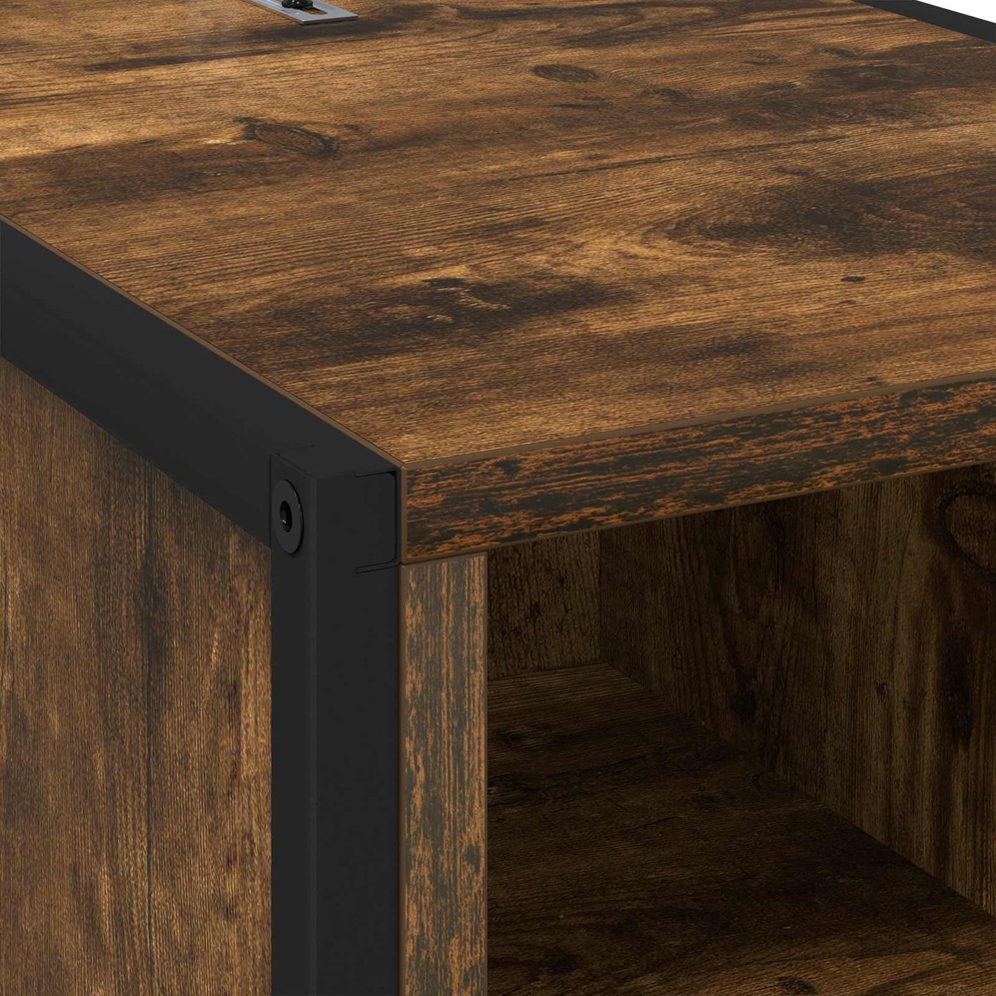 Bedside Table 2 pcs Smoke Oak 39.5 x 30 x 50 cm Engineered Wood