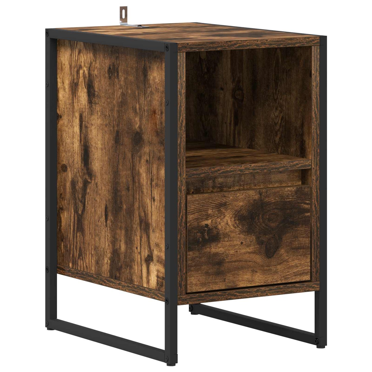 Bedside Table 2 pcs Smoke Oak 39.5 x 30 x 50 cm Engineered Wood