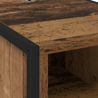 Bedside Table 2 pcs Old Wood 39.5 x 30 x 50 cm Engineered Wood