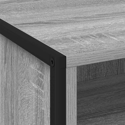 Bedside Table Grey Sonoma 50 x 39.5 x 50 cm Engineered Wood