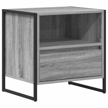 Bedside Table Grey Sonoma 50 x 39.5 x 50 cm Engineered Wood