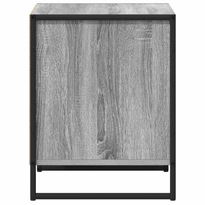 Bedside Table with Drawer 2 pcs Grey Sonoma 50 x 39.5 x 50 cm