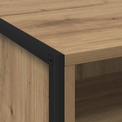 Bedside Table with Drawer 2 pcs Artisian Oak 50 x 39.5 x 50 cm