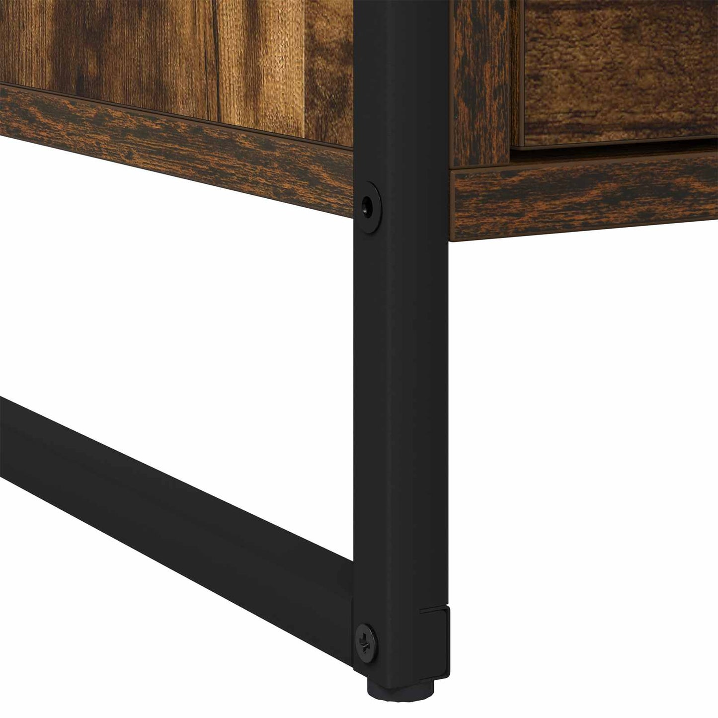 Bedside Table 2 pcs Smoke Oak 50 x 39.5 x 50 cm Engineered Wood