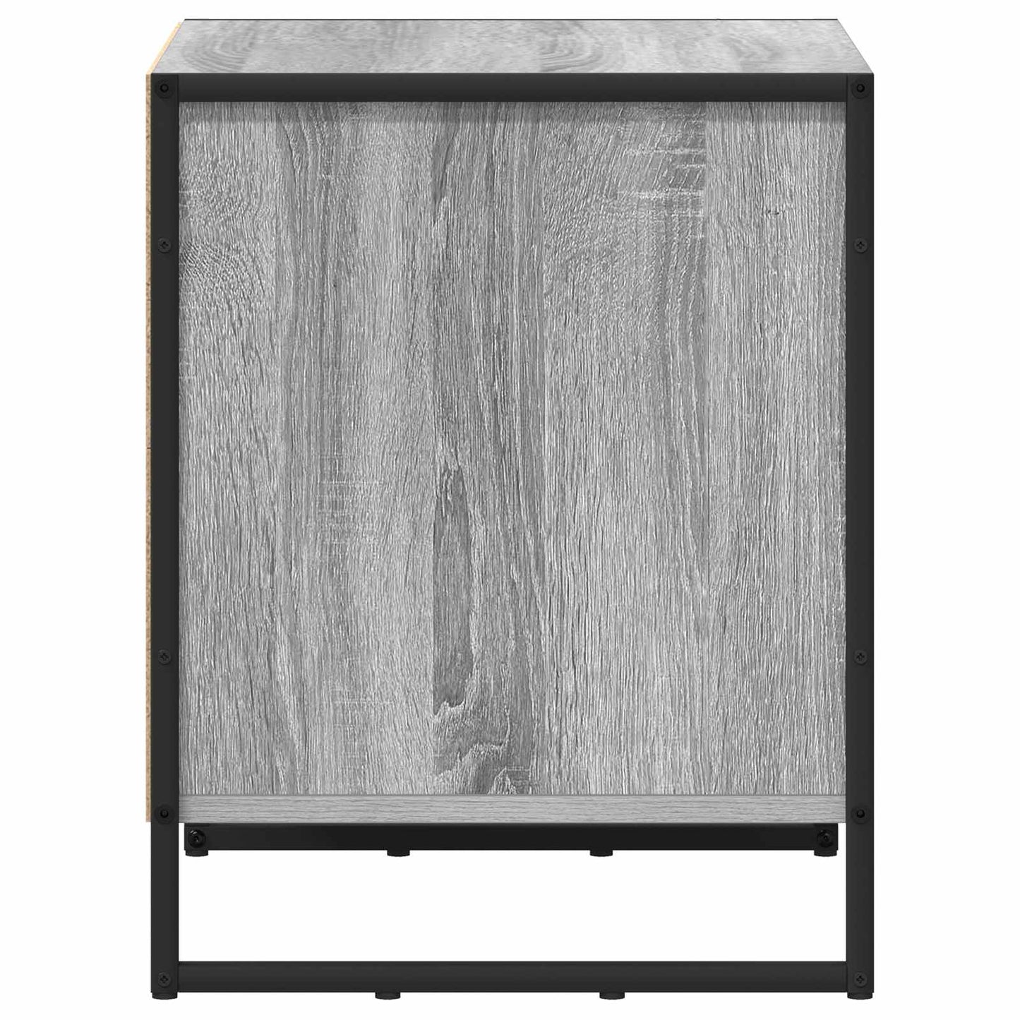 Bedside Table Grey Sonoma 50 x 39.5 x 50 cm Engineered Wood