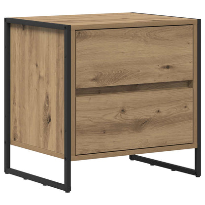 Bedside Table Artisian Oak 50 x 39.5 x 50 cm Engineered Wood