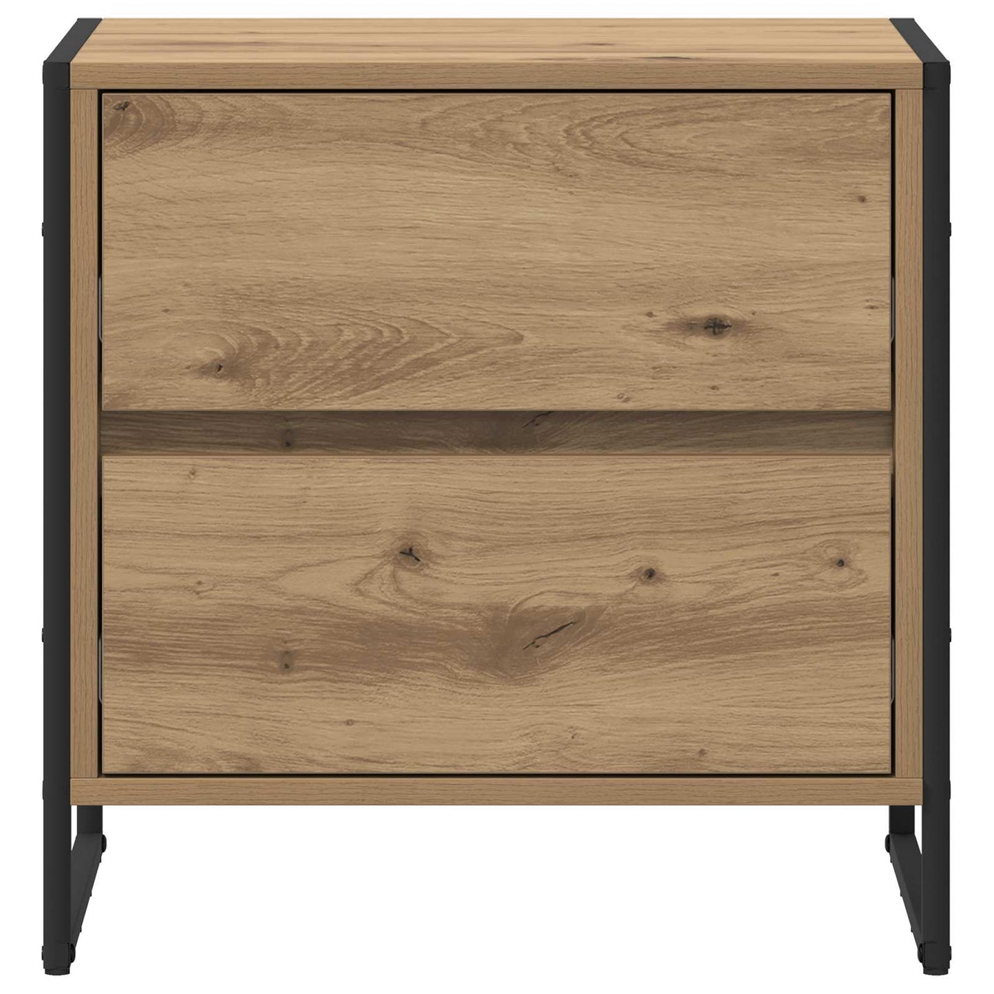 Bedside Table Artisian Oak 50 x 39.5 x 50 cm Engineered Wood