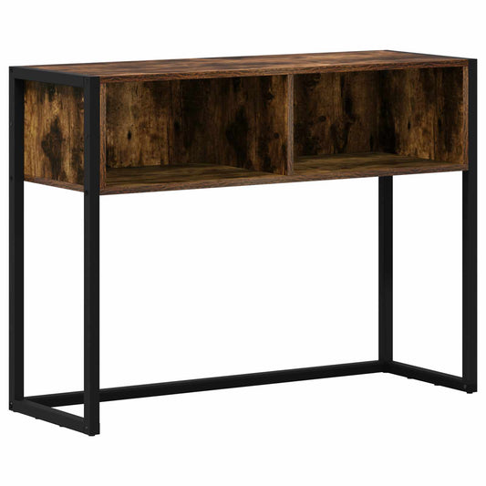 End Table Smoke Oak 100 x 36 x 75 cm Engineered Wood
