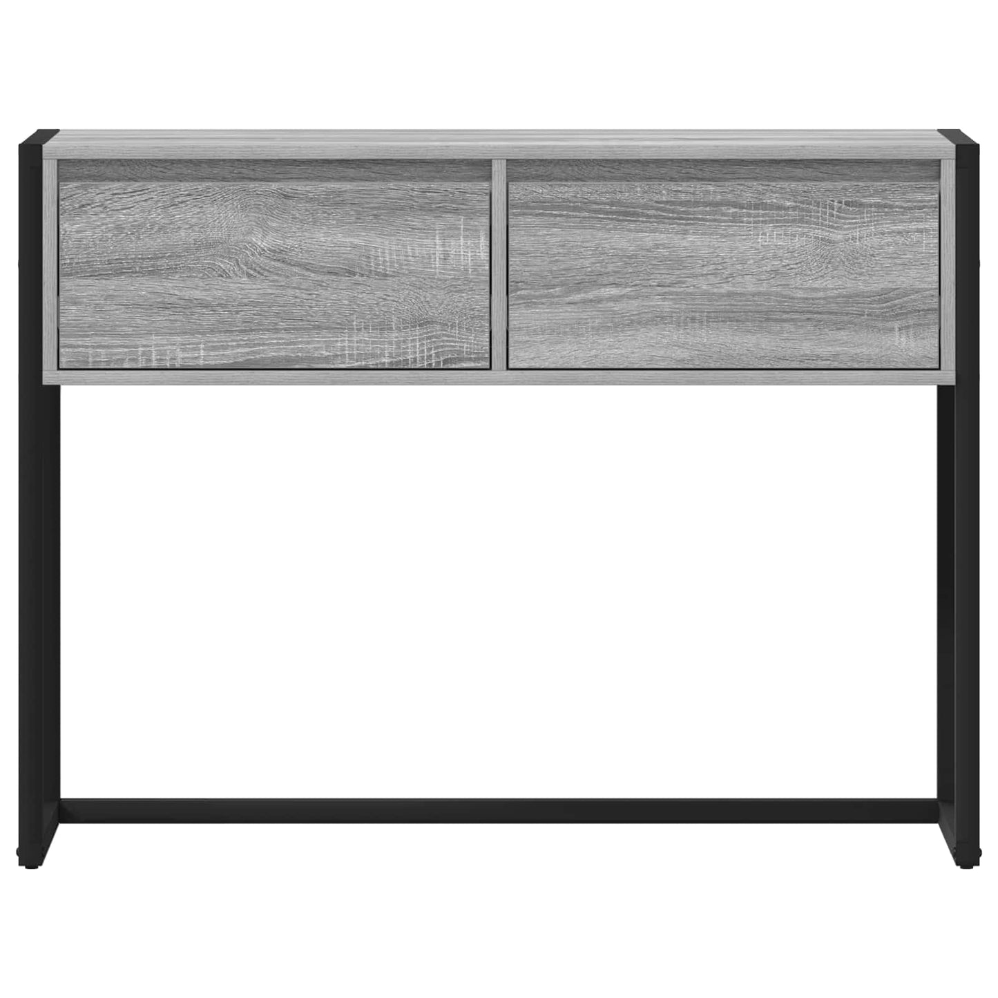 End Table Grey Sonoma 100 x 36 x 75 cm Engineered Wood