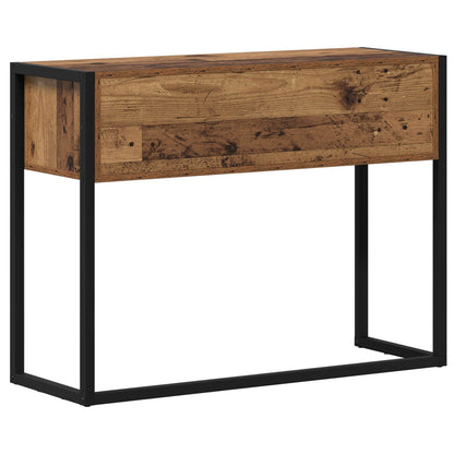 End Table Old Wood 100 x 36 x 75 cm Engineered Wood