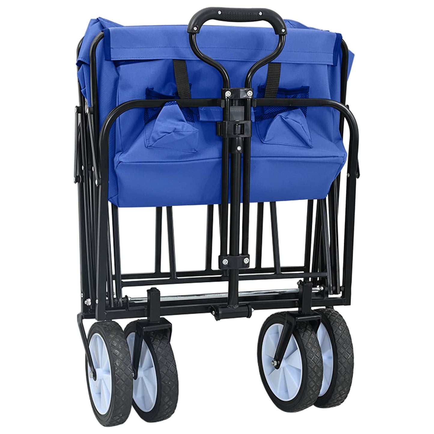 Folding Hand Trolley Manual Blue 94 x 53 x 99 cm Oxford Cloth