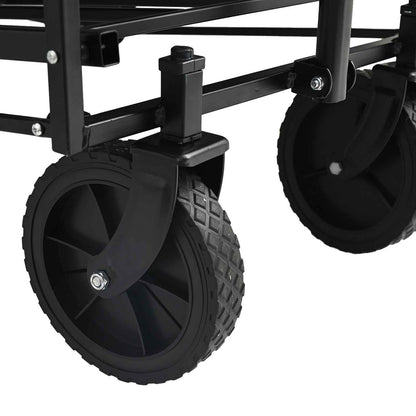 Folding Hand Trolley Black 105 x 56.5 x 116 cm Oxford Cloth