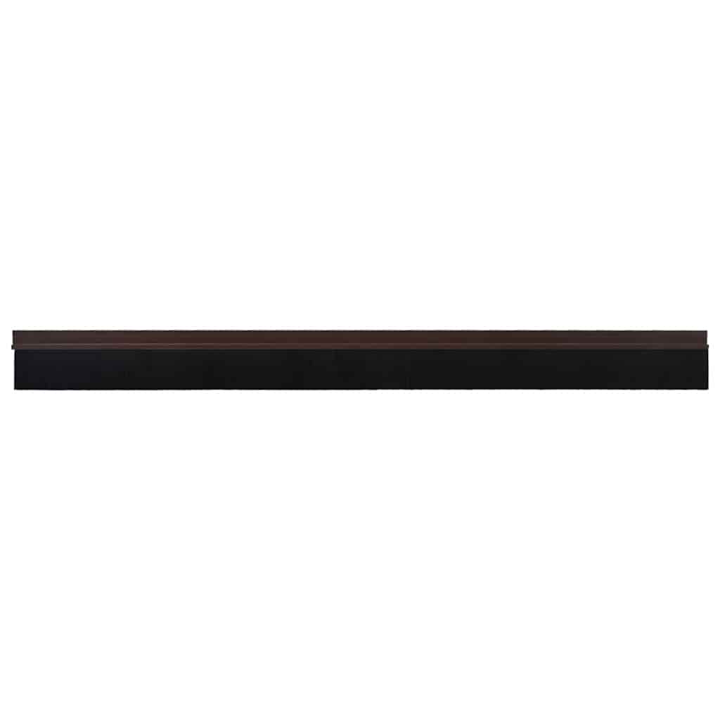 Self-adhesive Door Brush Seals 2 pcs Brown 100 cm