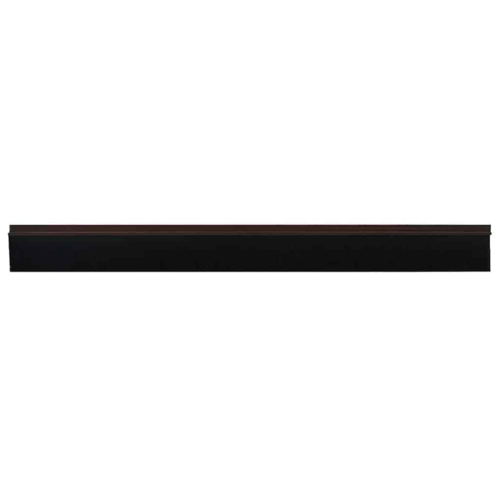 Self-adhesive Door Brush Seals 6 pcs Brown 100 cm
