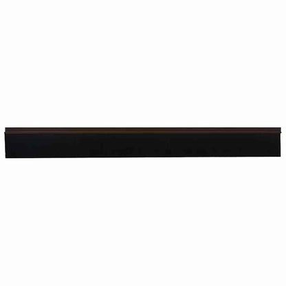 Self-adhesive Door Brush Seals 12 pcs Brown 100 cm