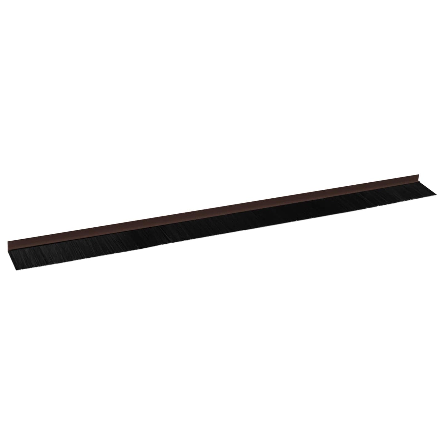Self-adhesive Door Brush Seals 6 pcs Brown 100 cm