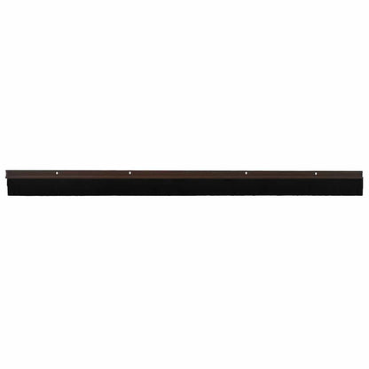 Screw-on Door Brush Seals 6 pcs Brown 100 cm Aluminium Alloy