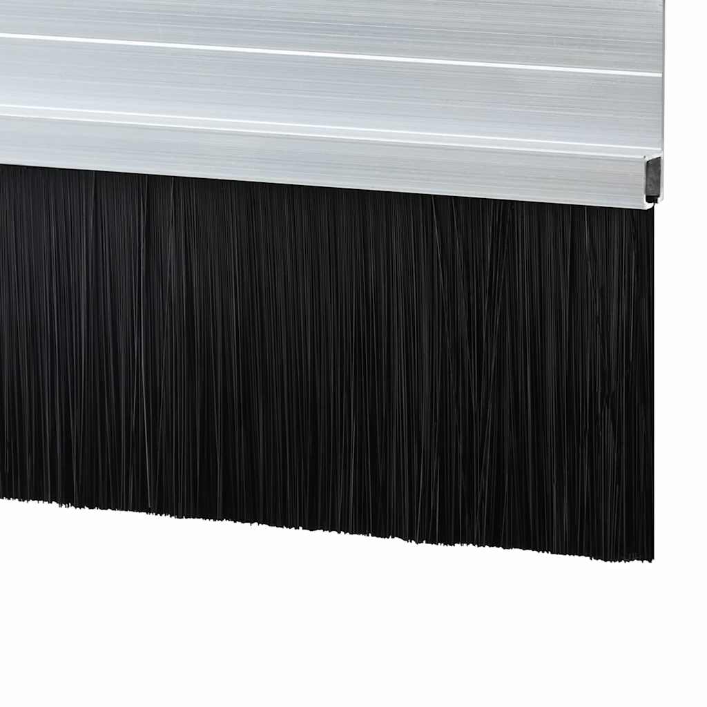 Self-adhesive Door Brush Seals 2 pcs Silver 100 cm