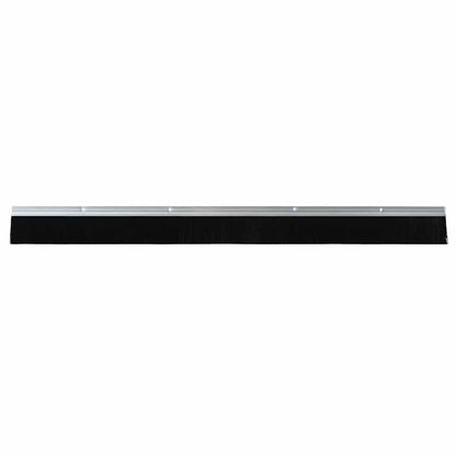 Screw-on Door Brush Seals 2 pcs Silver 100 cm Aluminium Alloy