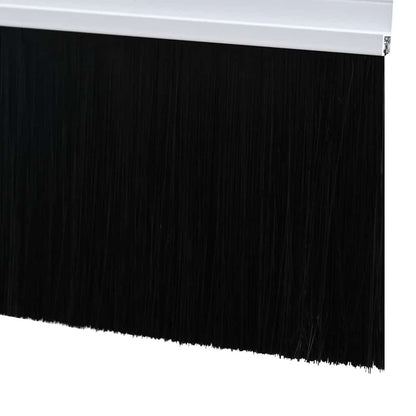 Self-adhesive Door Brush Seals 12 pcs White 100 cm
