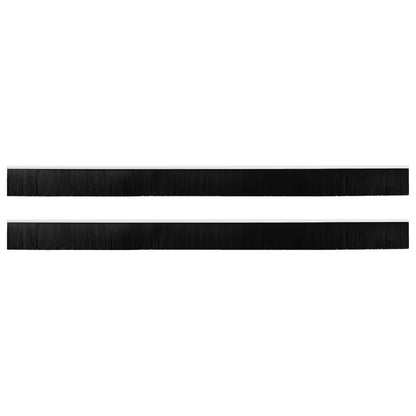 Self-adhesive Door Brush Seals 2 pcs White 100 cm