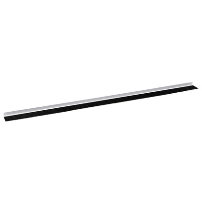 Self-adhesive Door Brush Seals 12 pcs White 100 cm