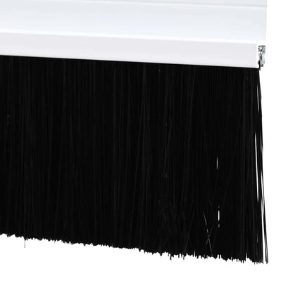 Screw-on Door Brush Seals 2 pcs White 100 cm Aluminium Alloy