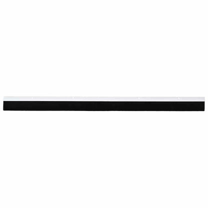 Screw-on Door Brush Seals 2 pcs White 100 cm Aluminium Alloy