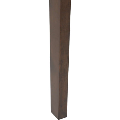 Dining Chair 2 pcs Light Brown and Black Solid Rubber Wood