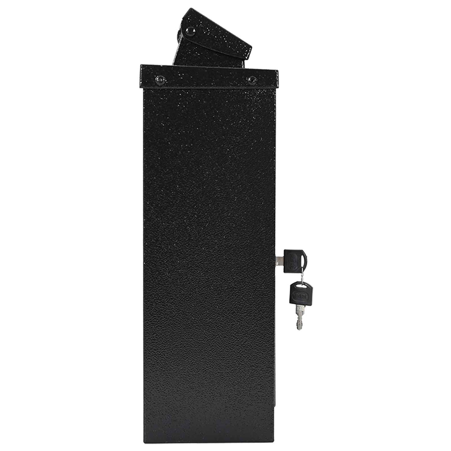 Wall Mounted Mailbox Black 29 x 13 x 41 cm Cast Aluminum
