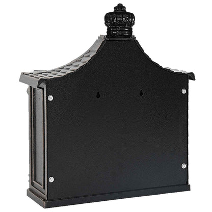 Wall Mounted Mailbox Bronze 40.5 x 16 x 45 cm Cast Aluminum