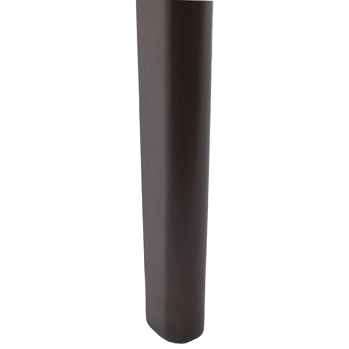 Dining Chair 2 pcs Light Brown and Black Solid Rubber Wood