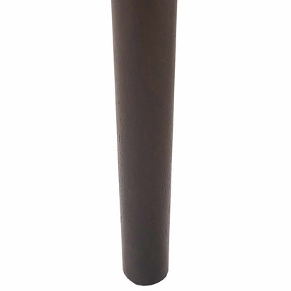 Dining Chair 2 pcs Light Brown and Light Solid Rubber Wood