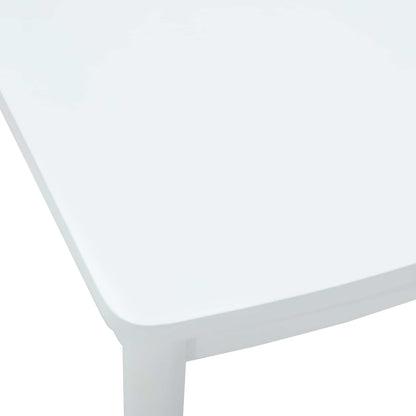 Dining Chair 2 pcs White and White Solid Rubber Wood