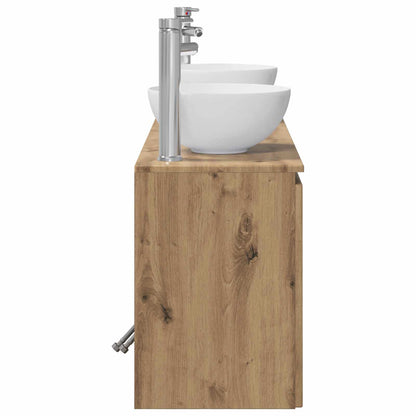 Bathroom Cabinet Set 3 pcs Artisan Oak 49.5 x 35 x 63 cm