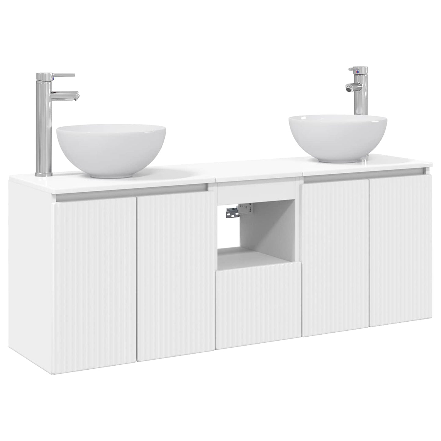 Bathroom Cabinet Set 3 pcs White 49.5 x 41 x 64.5 cm