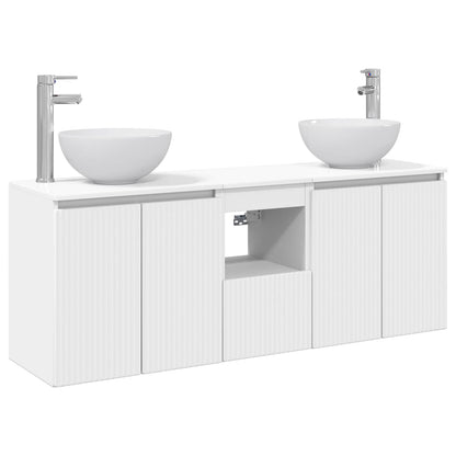 Bathroom Cabinet Set 3 pcs White 49.5 x 41 x 64.5 cm