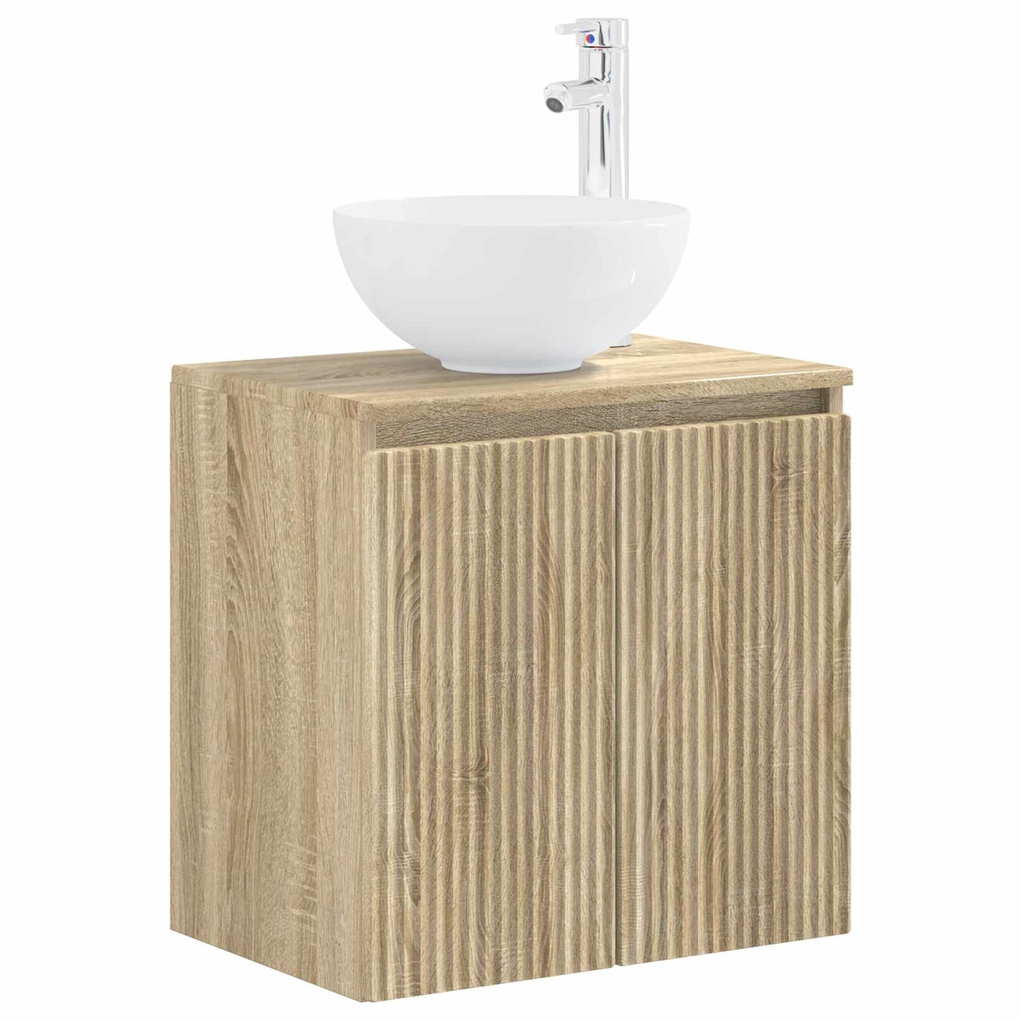 Bathroom Cabinet Set 3 pcs Sonoma Oak 49.5 x 41 x 64.5 cm