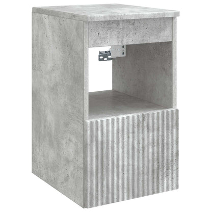 Bathroom Cabinet Set 3 pcs Concrete Grey 49.5 x 41 x 64.5 cm