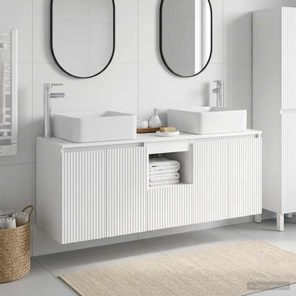 Bathroom Cabinet Set 3 pcs White 49.5 x 41 x 63 cm