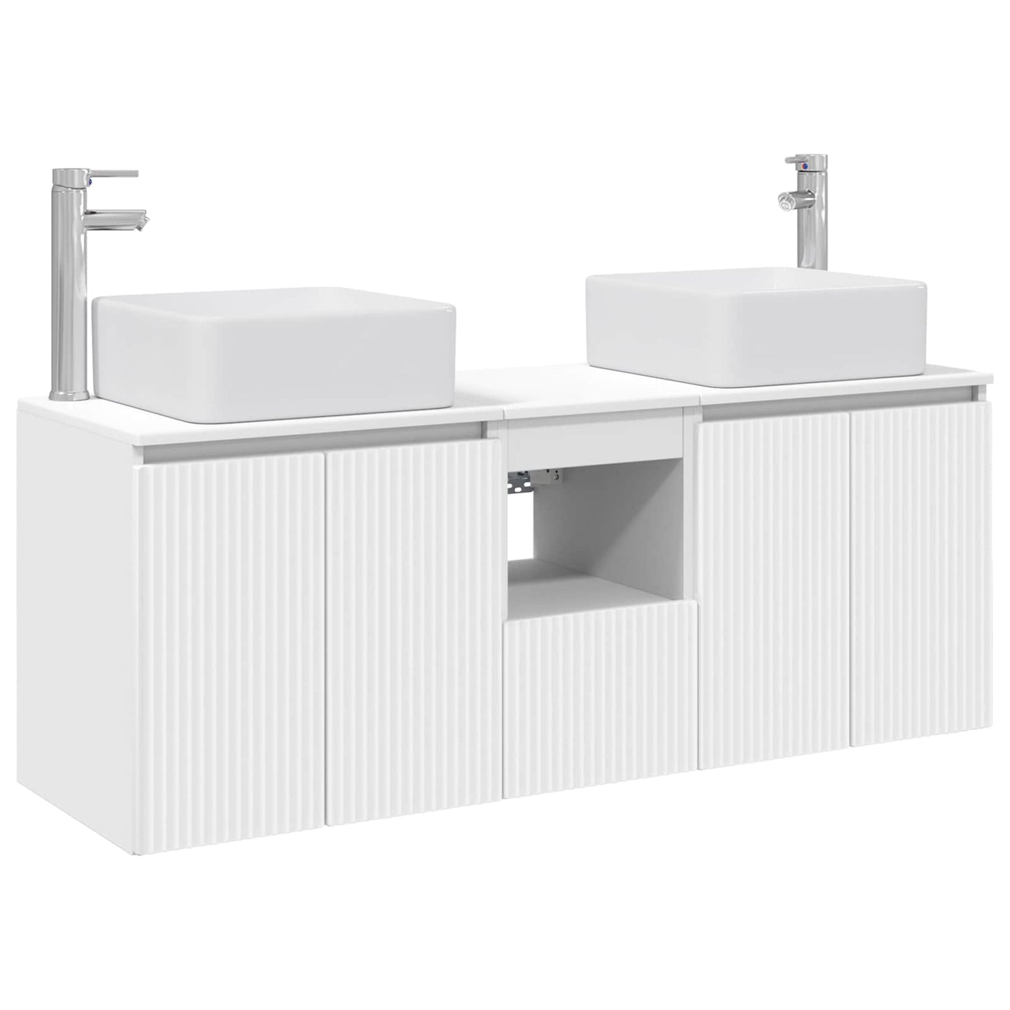 Bathroom Cabinet Set 3 pcs White 49.5 x 41 x 63 cm