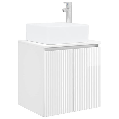 Bathroom Cabinet Set 3 pcs High Gloss White 49.5 x 41 x 63 cm