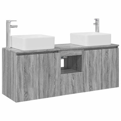 Bathroom Cabinet Set 3 pcs Grey Sonoma 49.5 x 41 x 63 cm
