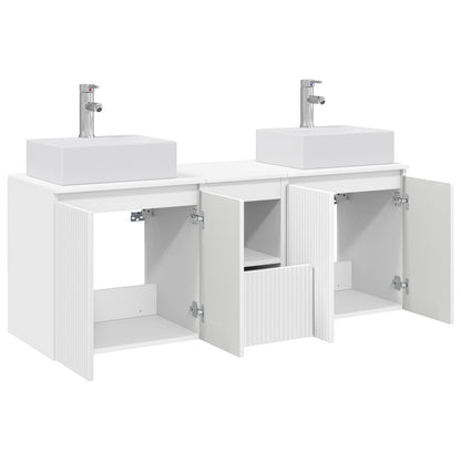 Bathroom Cabinet Set 3 pcs White 49.5 x 41 x 62.5 cm