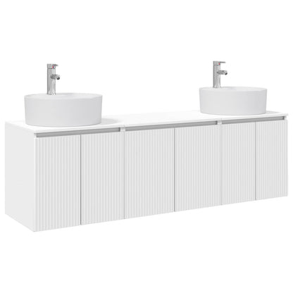 Bathroom Cabinet Set 3 pcs White 49.5 x 44.5 x 65 cm