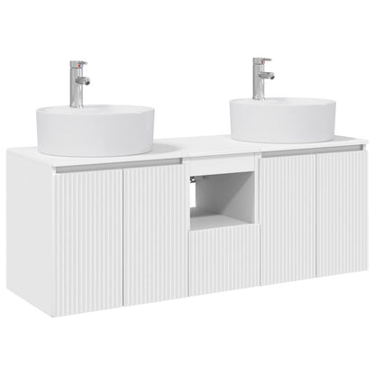 Bathroom Cabinet Set 3 pcs White 49.5 x 44.5 x 65 cm