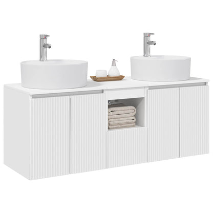Bathroom Cabinet Set 3 pcs White 49.5 x 44.5 x 65 cm